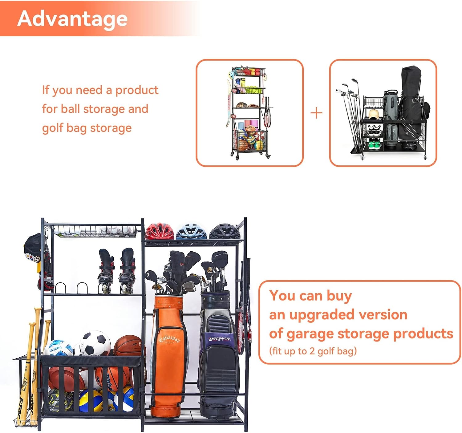 Suporte de Armazenamento para  - Golf Equipment Garage Storage avaliação e preço