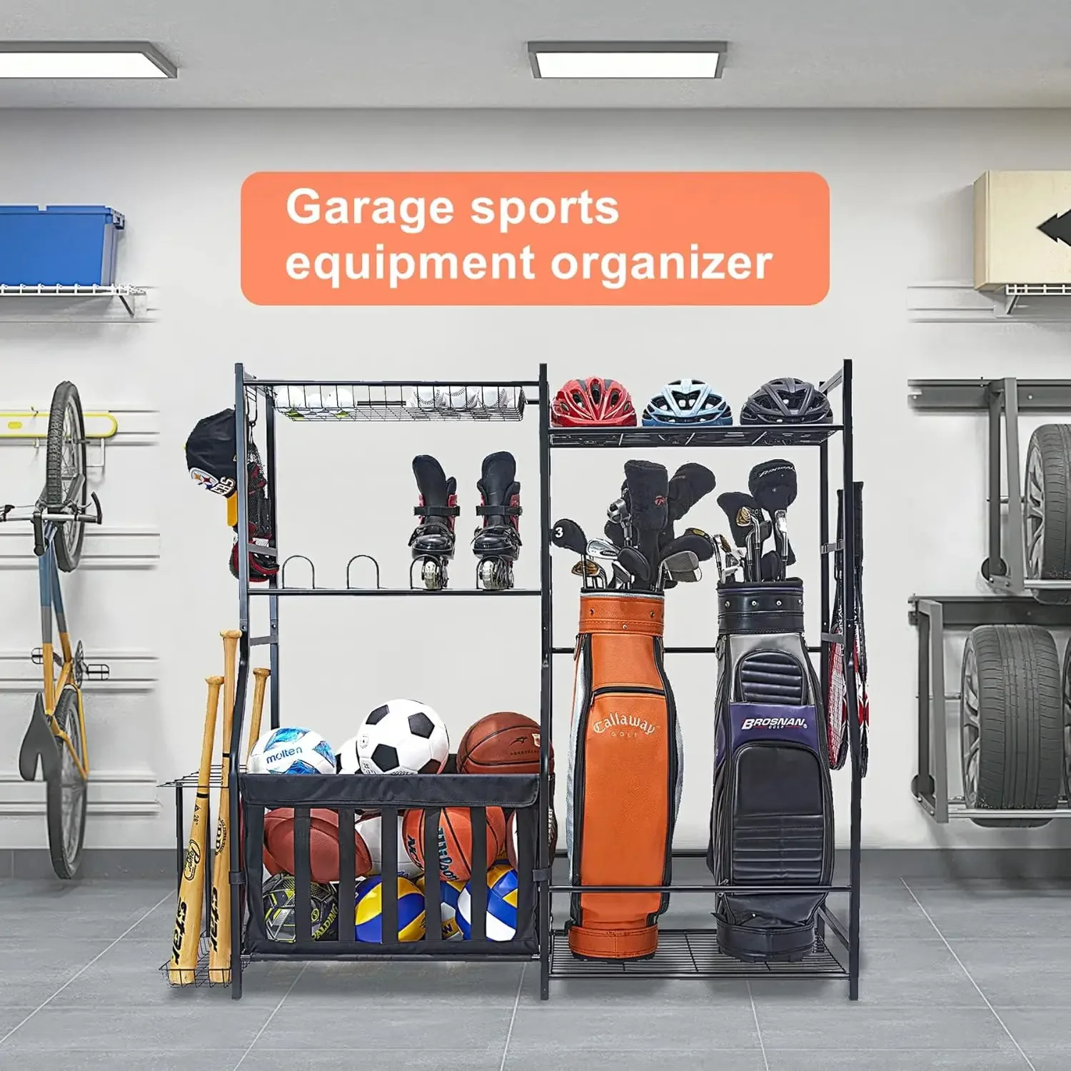 Organizador de Equipamentos Es - Golf Equipment Garage Storage avaliação e preço