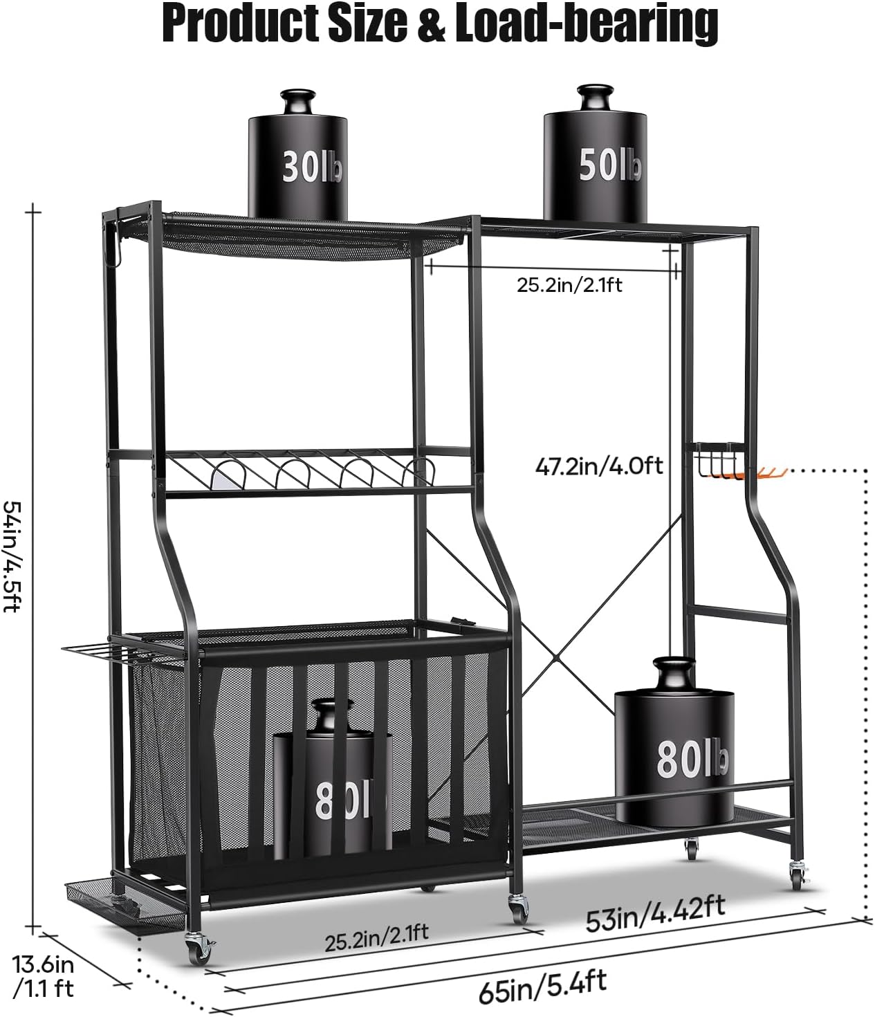 Organizador de Equipamentos Es - Golf Equipment Garage Storage avaliação e preço
