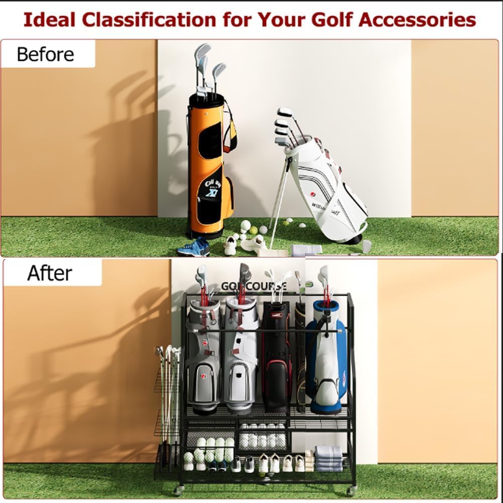 Organizador de Garagem para Bo - Golf Equipment Garage Storage avaliação e preço